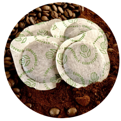 Cialde Compostabili Miscela: 90% Robusta 10% Arabica